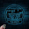 Personalized Mechanic Monogram Metal Sign With Led Lights, Custom Mechanic Wall Art For Decor, Father's Day Gift, Birthday Gift, Gift For Him