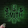 Personalized Mechanic Monogram Metal Sign With Led Lights, Custom Mechanic Wall Art For Decor, Father's Day Gift, Birthday Gift, Gift For Him