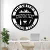 Personalized Metal Bbq Led Lights Sign, Metal Barbecue Sign, Metal Bar And Grill Sign, Custom Bar And Grill Sign, Custom Backyard Sign, Backyard Sign