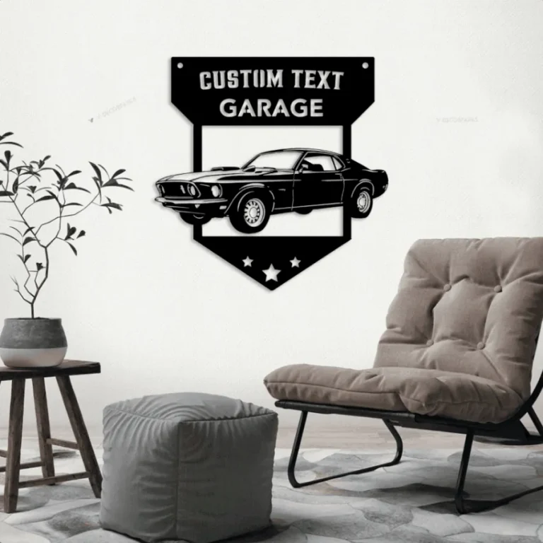 Personalized Metal Car Led Lights Sign, Car Signs For Garage, Car Name Sign, Classic Car Sign, Garage Metal Sign, Man Cave Sign, Mechanic Gifts