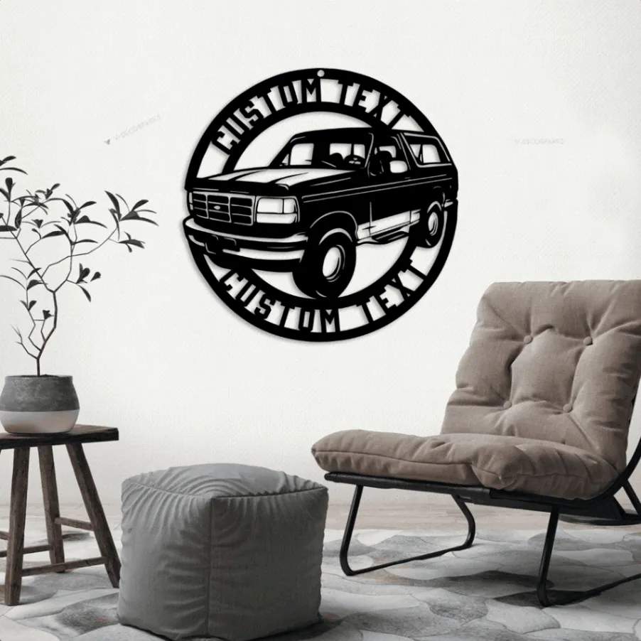 Personalized Metal Led Lights Car Sign, Car Signs For Garage, Car Name Sign, Muscle Car, Garage Metal Sign, Man Cave Sign, Mechanic Gifts, Work Shop