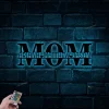 Personalized Mother Metal Wall Art With Led Lights, Mom Sign With Custom Children Name For Decor, Mother's Day, Birthday Gift For Mom, Mum1