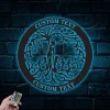 Personalized Mother & Children Metal Wall Art With Led Lights, Forever Linked Sign For Decor, Mother's Day, Birthday Gift For Mom, Mum, Mommy