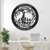 Personalized Mother & Children Metal Wall Art With Led Lights, Forever Linked Sign For Decor, Mother's Day, Birthday Gift For Mom, Mum, Mommy