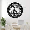 Personalized Mother & Children Metal Wall Art With Led Lights, The Love Is Forever Sign For Decor, Mother's Day, Birthday Gift For Mom, Mum