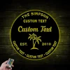 Personalized Poolside Paradise Signs With Led Lights, Paradise Sign, Outdoor Bar With Lights, Pool Signs For Outdoor, Swimming Pool Sign