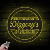 Personalized Porch Metal Sign With Solar Led Lights, Welcome To Porch, Outdoor Decor, Patio Sign, Backyard Decor, Porch Sign, Wall Hanging