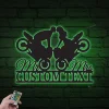 Personalized Rider Wedding Couple Metal With Led Lights, Custom Motorcycles Metal, Biker Metal Sign Rgb Light Decor, Gift For Couple Biking