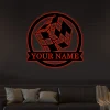 Personalized Rubiks Metal Sign Art With Led Lights, Custom Rubiks Cut Metal Sign Hobbie Gifts Sign Decoration Birthday Gift