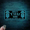 Personalized Tiki Bar Sign With Led Lights, Custom Tiki Bar Sign Tiki Bar Decor Custom Bar Sign Tiki Bar Tiki Decor Outdoor Bar Sign