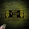 Personalized Tiki Bar Sign With Led Lights, Custom Tiki Bar Sign Tiki Bar Decor Custom Bar Sign Tiki Bar Tiki Decor Outdoor Bar Sign