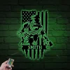 Personalized Welder Metal Sign With Led Lights, Custom Ironworker Wall Art For Home Decor, Father's Day Gift, Birthday Gift, Gift For Him