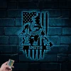 Personalized Welder Metal Sign With Led Lights, Custom Ironworker Wall Art For Home Decor, Father's Day Gift, Birthday Gift, Gift For Him