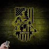 Personalized Welder Metal Sign With Led Lights, Custom Ironworker Wall Art For Home Decor, Father's Day Gift, Birthday Gift, Gift For Him
