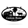 Choose Your Farm Sign, Cut Metal Sign, Metal Wall Art, Metal House Sign