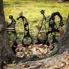 Garden Art - Gnomes 4 Pack, Cut Metal Sign, Metal Wall Art, Metal House Sign