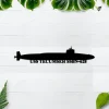 Personalized Submarine Uss Tecumseh Ssbn-628 Metal Wall Art, Custom Us Navy Ships Metal Sign, Metal Veteran Decor, Navy Gift, Decor Decoration