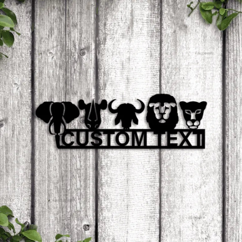 Safari Nursery Name Sign Led Lights, Nursery Metal Wall Art, Above Crib Decor, Boys Zoo Sign, Zoo Name Sign Wall Art, Baby Decor, Animal Nursery Sign