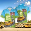 Back To School Hawaiian Shirt For Men Women, School Bus Summer Beach Shirt, School Bus Aloha Shirts, Back To School Button Down Short Sleeve Shirts