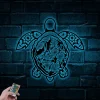 Sea Turtle Metal Sign With Led Lights, Sea Turtle Metal Sign, Sea Turtle Gifts, Sea Turtle Wall Art, Coastal Decor, Beach House, Ocean Decor