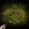 Sea Turtle Metal Sign With Led Lights, Sea Turtle Metal Sign, Sea Turtle Gifts, Sea Turtle Wall Art, Coastal Decor, Beach House, Ocean Decor