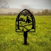 Shovel Farmhouse Design Meal Garden Art, Outdoor Garden Decor, Metal Yard Sign Stake, Metal Garden Stake, Gift For Farmers