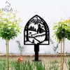 Shovel Farmhouse Design Meal Garden Art, Outdoor Garden Decor, Metal Yard Sign Stake, Metal Garden Stake, Gift For Farmers