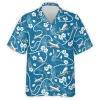 Airplane Hawaiian Shirt For Men Women, Aircraft Summer Beach Shirt, Airplane Button Down Short Sleeve Shirts, Tropical Hibiscus Summer Aloha Shirts