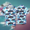 Personalized Photo Car Hawaiian Shirt For Men Women, Aloha Palm Tree Summer Beach Shirt, Custom Aloha Shirt, Hawaiian Button Down Short Sleeve Shirt