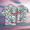 Koi Fish Hawaiian Shirt For Men Women, Koi Fish Aloha Shirts, Koi Carp Button Down Short Sleeve Hawaiian Shirts, Colored Koi Carp Summer Beach Shirts