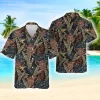 Lacrosse Tropical Pattern Hawaiian Shirt, Lacrosse Player Short Sleeve Button Down Hawaiian Shirts, Button Vintage Aloha Hawaii Shirt, Aloha Shirt