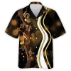 Music Notes Hawaiian Shirts For Men Women, Music Melody Aloha Shirts, Musical Summer Button Down Short Sleeve Shirt, Music Lover Summer Beach Shirts
