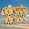 Skull Pirate Hawaiian Shirt For Men Women, Pirate Summer Beach Shirt, Vintage Summer Aloha Shirt, Pirate Skull Button Down Short Sleeve Hawaiian Shirt
