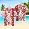 Polynesian Tiki Hawaiian Shirt For Men Women, Tiki Hawaiian Summer Beach Shirt, Tropical Hibiscus Aloha Shirt, Tiki Button Down Short Sleeve Shirts