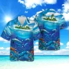 Sea Dolphin Tropical Island Hawaiian Shirts For Men Women, Ocean Dolphins Summer Beach Shirt, Hawaiian Aloha Shirt, Casual Printed Beach Shirt
