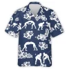 Tropical Wrestling Hawaiian Shirts For Men Women, Wrestling Summer Beach Shirts, Wrestling Hibiscus Aloha Shirts, Sport Button Down Short Sleeve Shirt