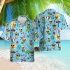Duck Sport Unisex Hawaiian Shirts, Funny Duck Trip Summer Aloha Beach Shirt, Animal Lover Pattern Button Down Short Sleeve Shirts