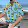 Duck Sport Unisex Hawaiian Shirts, Funny Duck Trip Summer Aloha Beach Shirt, Animal Lover Pattern Button Down Short Sleeve Shirts