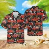 Firefighter Tropical Hawaiian Shirts, Job Hawaiian Shirts For Men, Firefighter Button Down Short Sleeve Shirt, Summer Beach Shirts, Aloha Shirts