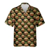 Funny Halloween Pumpkin Hawaiian Shirt For Men Women, Scary Pumpkin Halloween Aloha Button Down Short Sleeve Shirt, Halloween Hawaiian Style Shirts