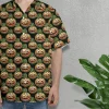Funny Halloween Pumpkin Hawaiian Shirt For Men Women, Scary Pumpkin Halloween Aloha Button Down Short Sleeve Shirt, Halloween Hawaiian Style Shirts