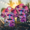 Hippie Mushroom Hawaiian Shirts For Men Women, Trippy Mushroom Button Down Hawaiian Shirts, Magic Mushroom Shirt, Summer Beach Shirt