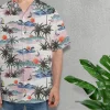 Tropical Sunset Vintage Hawaiian Shirts For Men Women, Tropical Button Shirt, Hawaiian Aloha Shirt, Casual Button Down Shirt, Vintage Beach Shirt