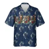 Vintage Tiki Pattern Hawaiian Shirts For Men Women, Retro Tiki Mask Button Down Hawaiian Shirts, Tropical Summer Aloha Beach Shirt
