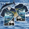 Sea Tuna Unisex Hawaiian Shirts, Tuna Ship Aloha Beach Shirt, Fishing Crew Button Down Short Sleeve Shirts Gifts For Men Women