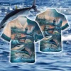 Tuna Fishing Unisex Hawaiian Shirts, Tuna Fisherman Aloha Beach Shirt, Fishing Crew Button Down Short Sleeve Shirts Gifts For Men Women