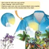 Funny Crocodile Unisex Hawaiian Shirt, Reptile 3d Printed Aloha Button Down Shirt, Summer Vibes Printed Clothing, Tropical Beach Shirts