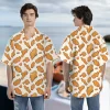 Fried Chicken Nugget Unisex Hawaiian Shirts For Men And Women, Unisex Aloha Short Sleeves, Summer Beach Shirt For Men And Women