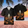 Halloween Horror Night Ghost And Pumpkin Hawaiian Shirt For Men Women, Halloween Shirt, Halloween Button Down Shirt, Casual Beach Shirt