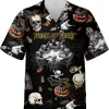 Zombies And Skull Trick Or Treat Hawaiian Shirts For Men Women, Halloween Button Down Shirts, Halloween Shirt, Hawaiian Style Shirts